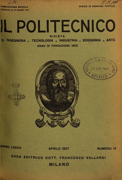 Il politecnico rivista di ingegneria, tecnologia, industria economia, arte