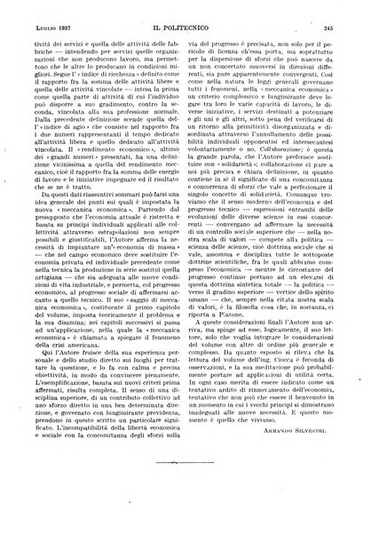 Il politecnico rivista di ingegneria, tecnologia, industria economia, arte