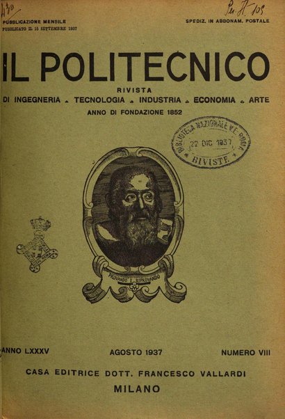 Il politecnico rivista di ingegneria, tecnologia, industria economia, arte