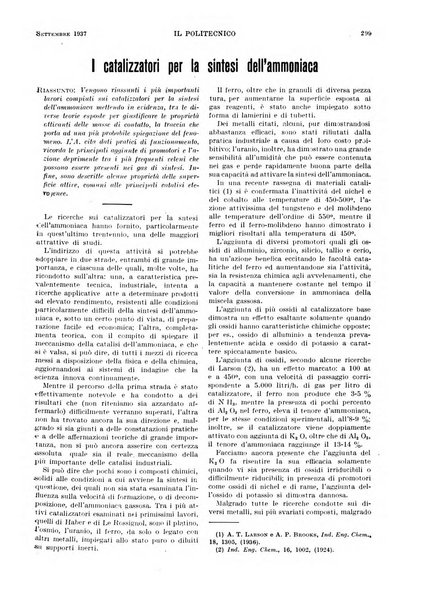 Il politecnico rivista di ingegneria, tecnologia, industria economia, arte