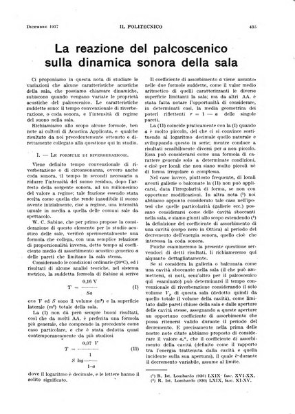 Il politecnico rivista di ingegneria, tecnologia, industria economia, arte