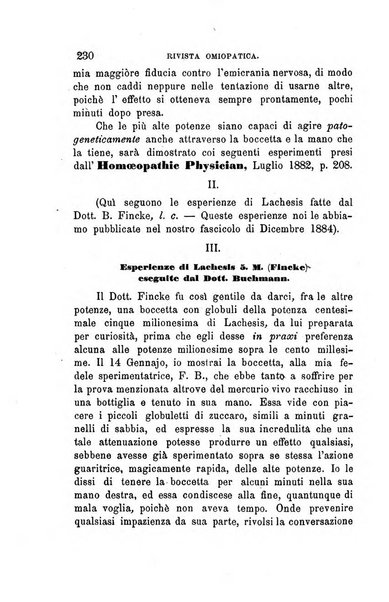 Rivista omiopatica