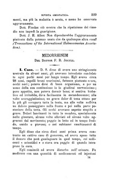 Rivista omiopatica