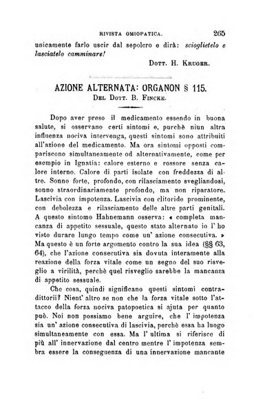 Rivista omiopatica