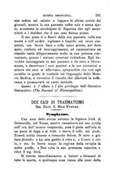 Rivista omiopatica