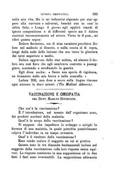 Rivista omiopatica