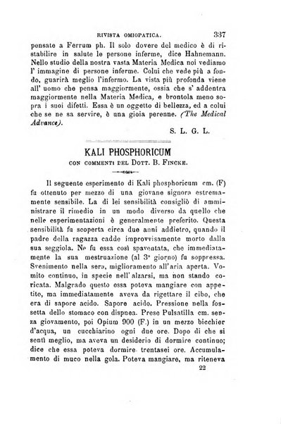 Rivista omiopatica