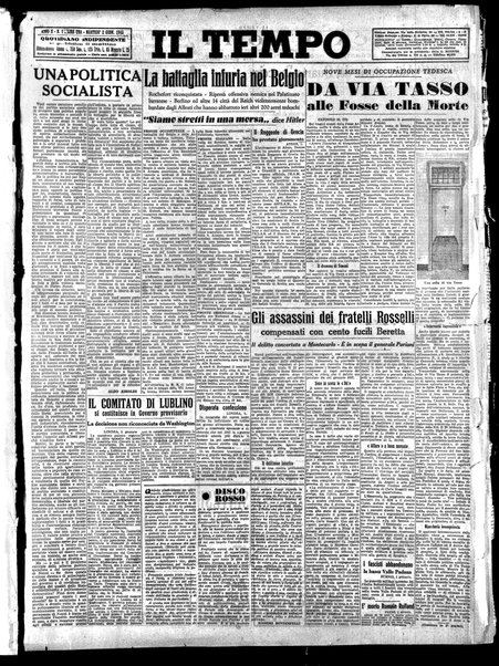 Il tempo : quotidiano indipendente