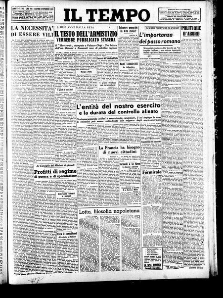 Il tempo : quotidiano indipendente