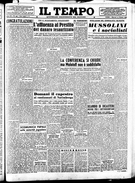 Il tempo : quotidiano indipendente