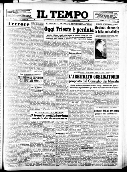 Il tempo : quotidiano indipendente