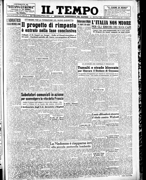 Il tempo : quotidiano indipendente