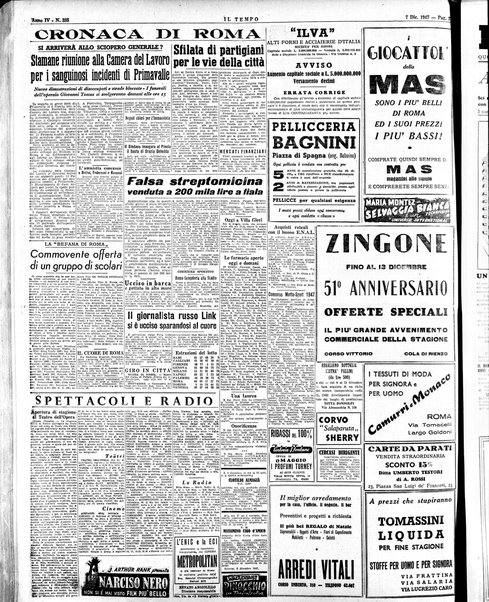 Il tempo : quotidiano indipendente