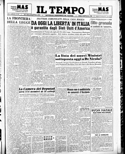 Il tempo : quotidiano indipendente