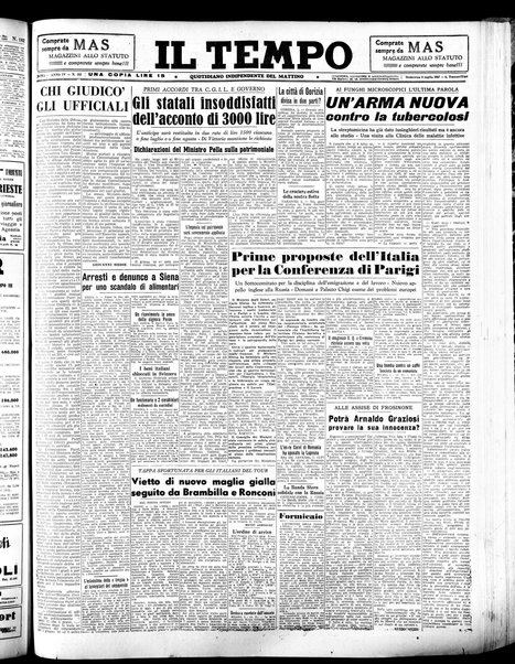 Il tempo : quotidiano indipendente