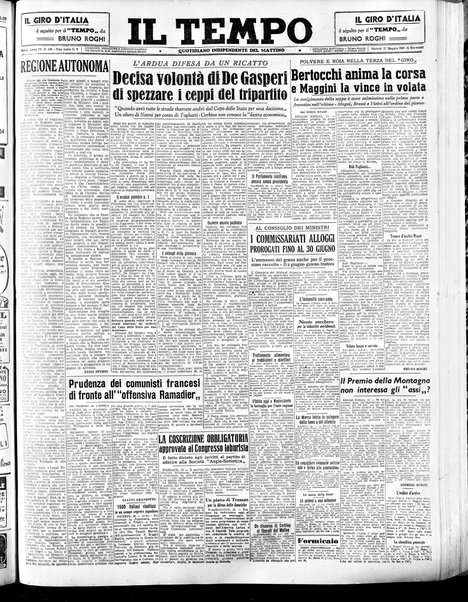 Il tempo : quotidiano indipendente