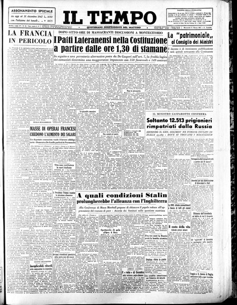 Il tempo : quotidiano indipendente