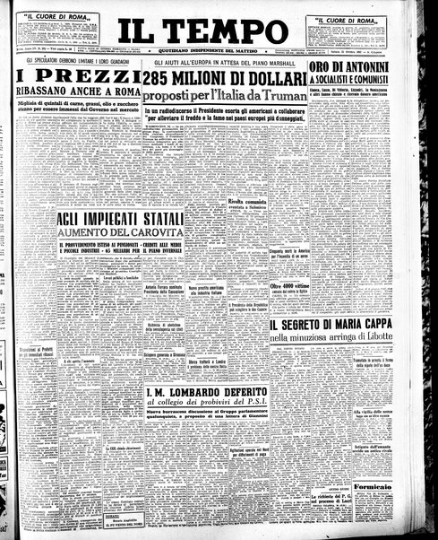 Il tempo : quotidiano indipendente