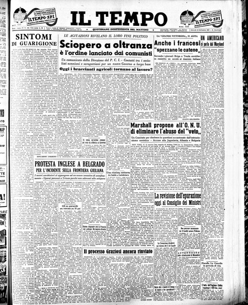 Il tempo : quotidiano indipendente