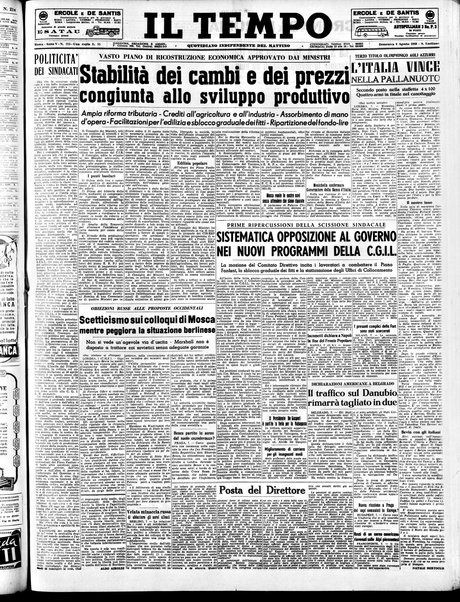 Il tempo : quotidiano indipendente