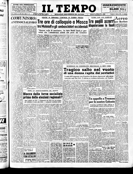 Il tempo : quotidiano indipendente