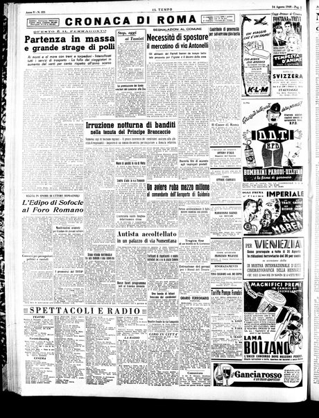 Il tempo : quotidiano indipendente