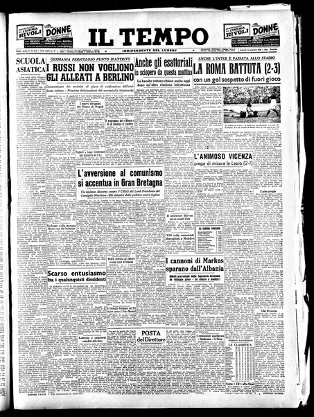 Il tempo : quotidiano indipendente