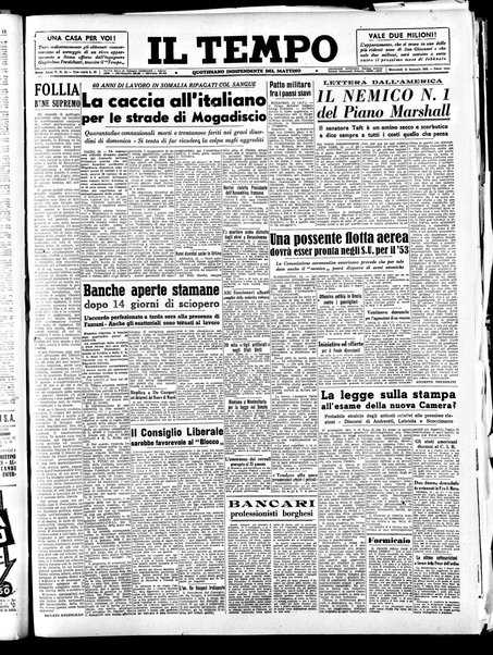 Il tempo : quotidiano indipendente