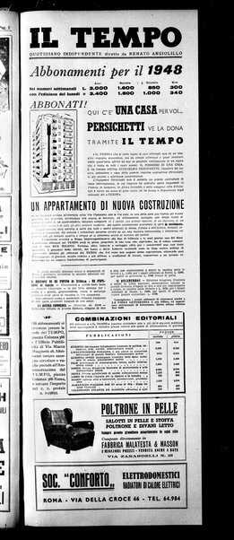 Il tempo : quotidiano indipendente