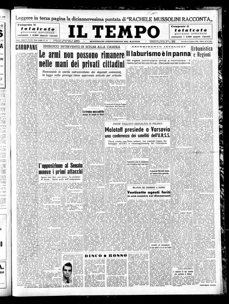 Il tempo : quotidiano indipendente