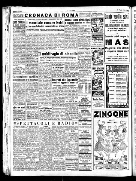 Il tempo : quotidiano indipendente