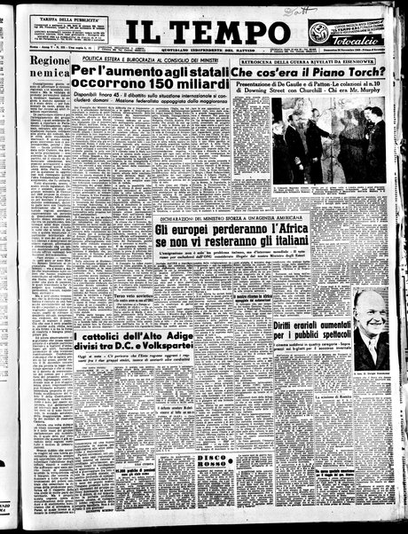 Il tempo : quotidiano indipendente