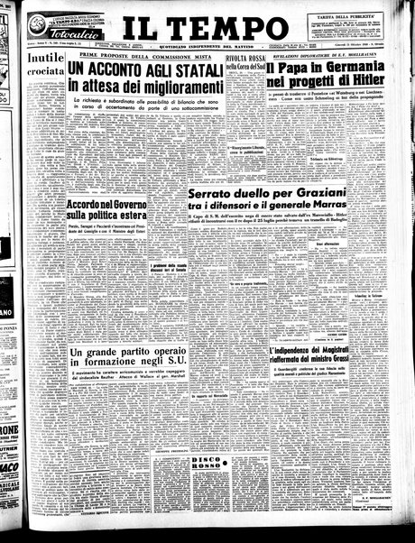 Il tempo : quotidiano indipendente