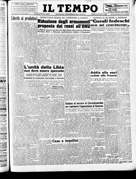 Il tempo : quotidiano indipendente