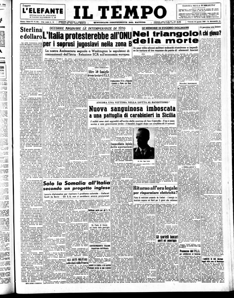 Il tempo : quotidiano indipendente