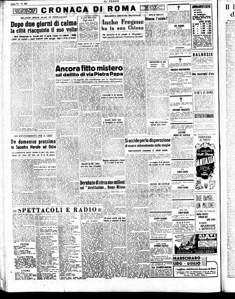 Il tempo : quotidiano indipendente