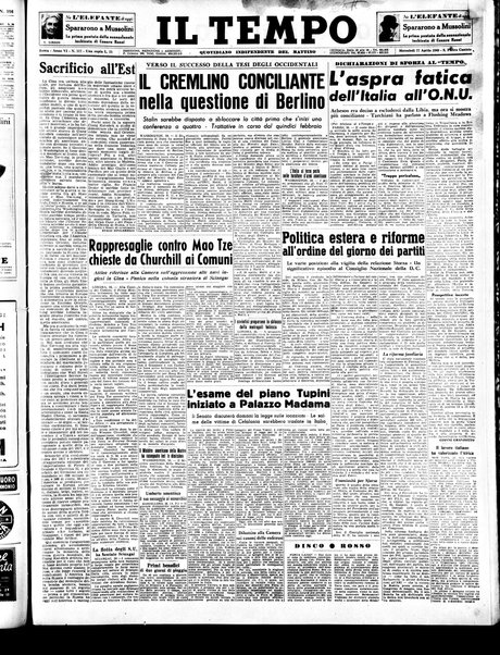 Il tempo : quotidiano indipendente