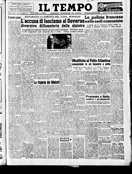 Il tempo : quotidiano indipendente