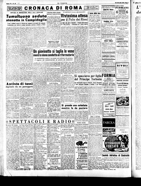 Il tempo : quotidiano indipendente