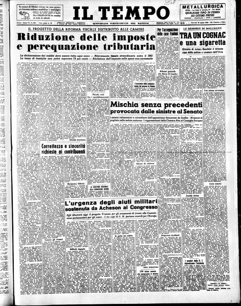 Il tempo : quotidiano indipendente