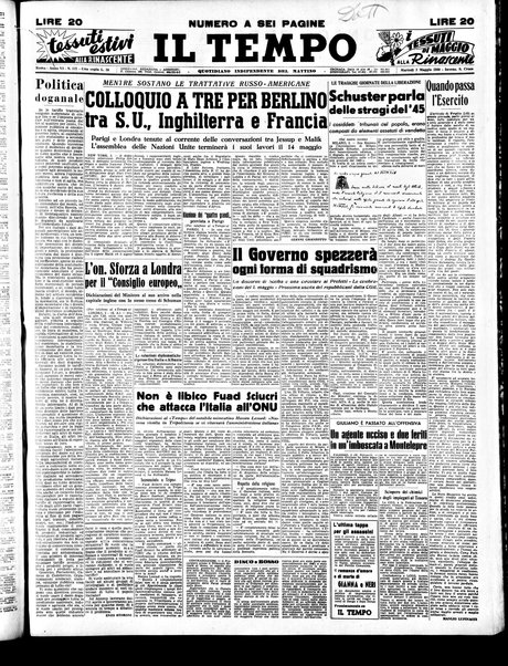 Il tempo : quotidiano indipendente