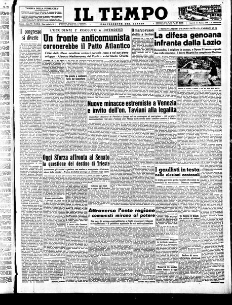 Il tempo : quotidiano indipendente