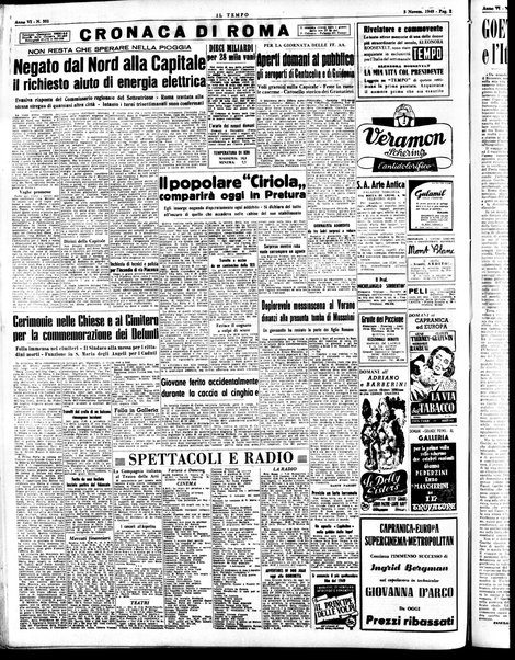 Il tempo : quotidiano indipendente