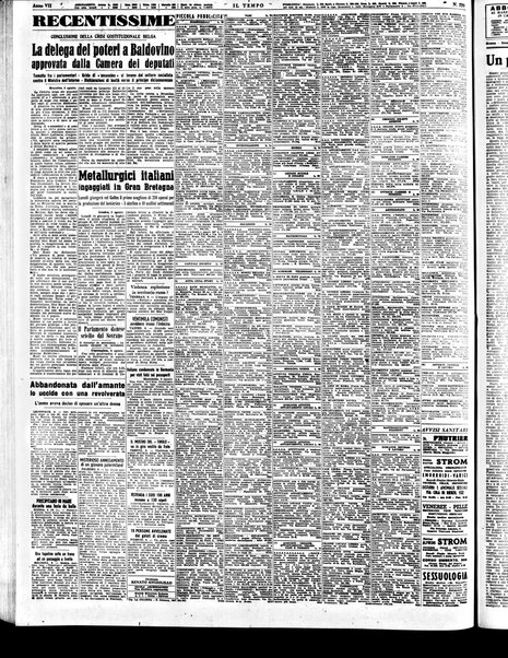 Il tempo : quotidiano indipendente