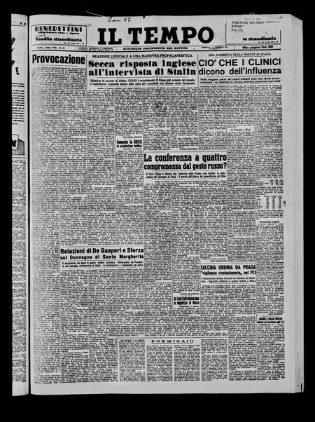 Il tempo : quotidiano indipendente