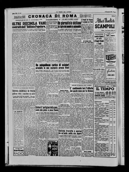 Il tempo : quotidiano indipendente