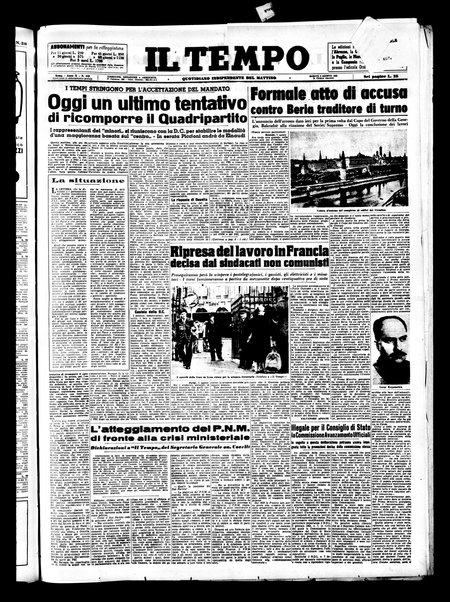 Il tempo : quotidiano indipendente