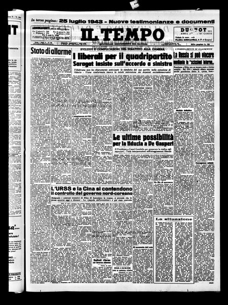 Il tempo : quotidiano indipendente