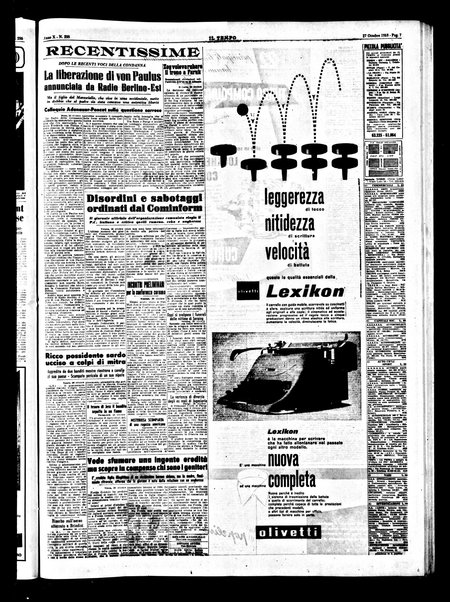 Il tempo : quotidiano indipendente