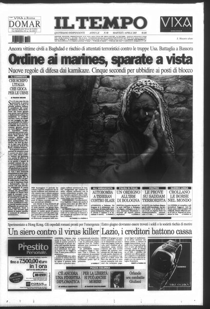 Il tempo : quotidiano indipendente